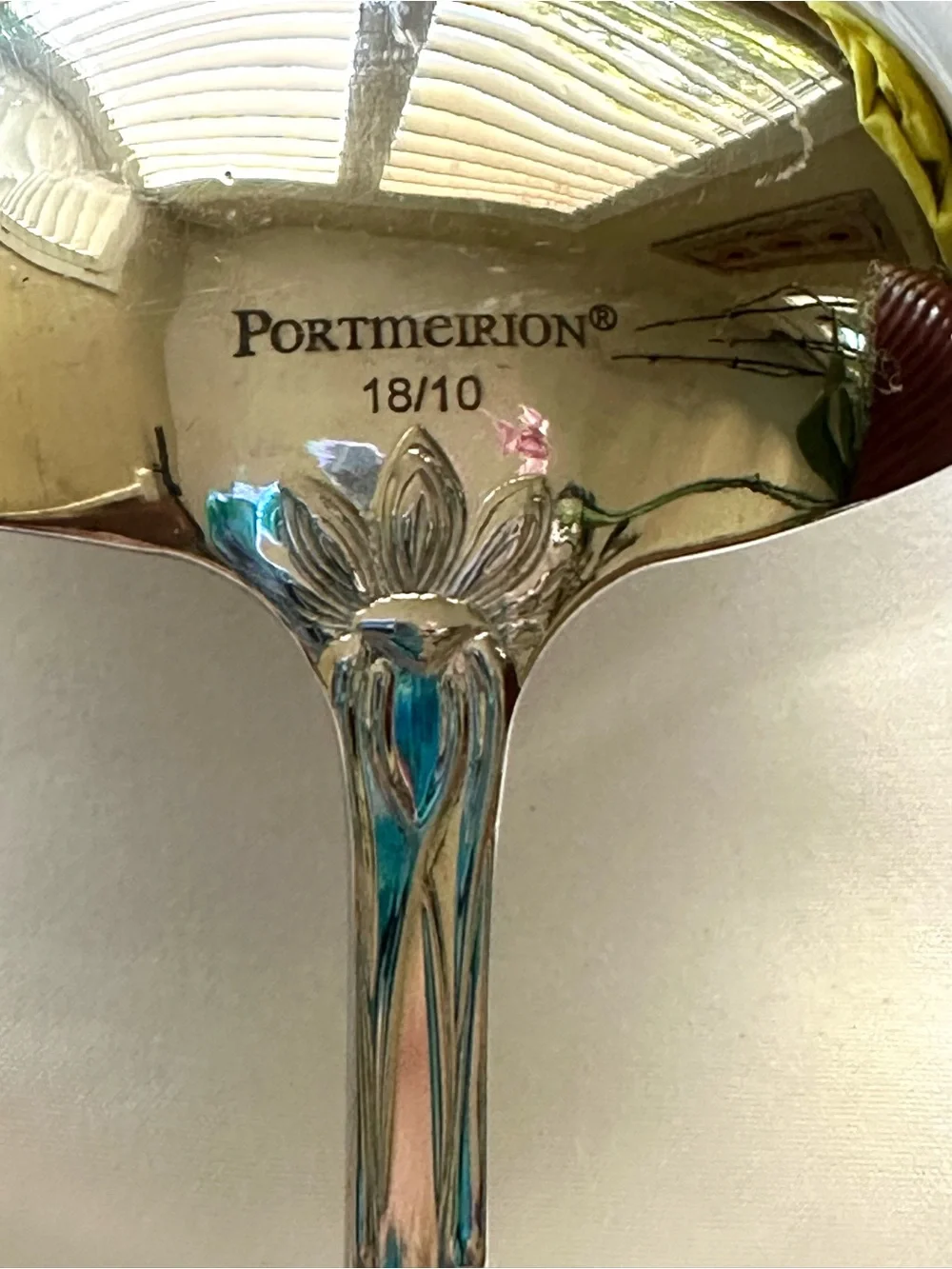 Portmeirion Botanic Garden 18/10 Stainless Steel Soup Ladle 11”